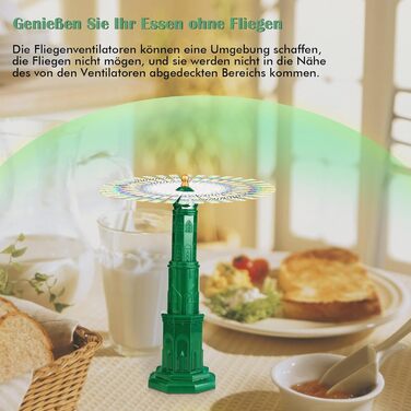 Вентилятор відлякувач комах зелений KERCAMKEL