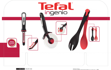 Tefal Картоплемянка Ingenio, пластик, черный
