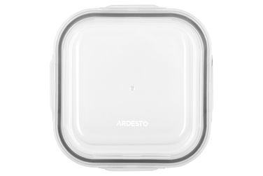 ARDESTO Контейнер для зберігання Gemini 1200 мл, квадратний, боросилікатне скло