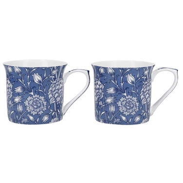 Набор кружек для чая CreativeTops William Morris 'WILD TULIP', фарфор, 2 шт., 300 мл