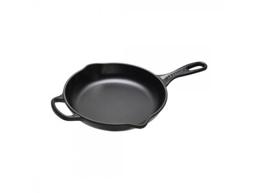 Сковорода чавунна 16 см, чорна Black Le Creuset