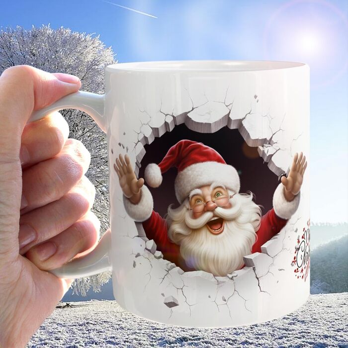 Рождественская кружка с Санта-Клаусом 330 мл. TRIOSK