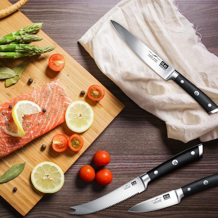 Набір кухонних ножів з блоком, 14 предметів Classic SHAN ZU