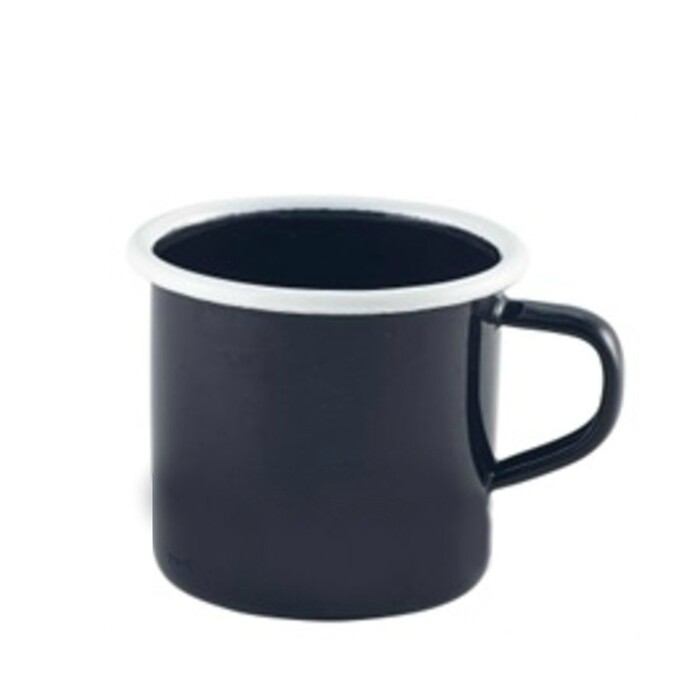 Кухоль 360 мл чорний емальований, GenWare