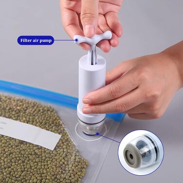 Вакуумні пакети 10 пакетів з насосом 22 x 28 см leyomgamz