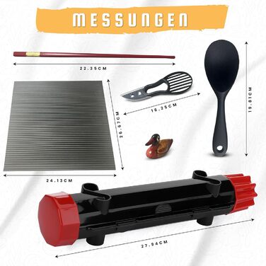 Набір для приготування суші 8 предметів Pukpu