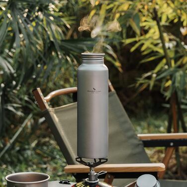 Титанова спортивна пляшка з титановим ковпачком 800 мл. Boundless Voyage