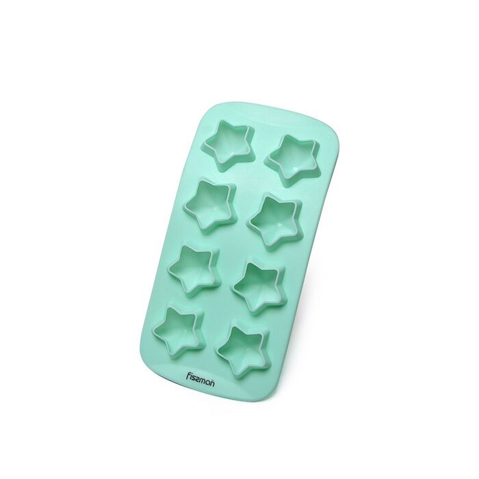Форма для льда и шоколада Fissman 8 ячеек ЗВЕЗДЫ 21x10,5x2,5 см (6565)