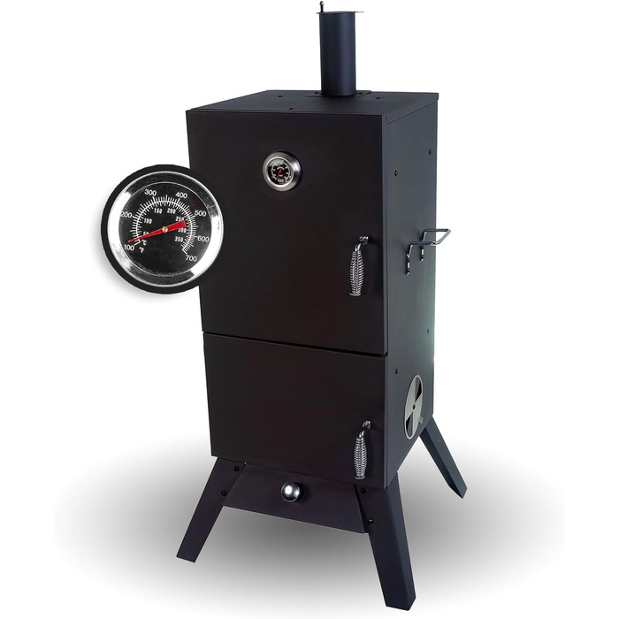 Газовая коптильня 44 x 40 x 120 см Premium ACTIVA