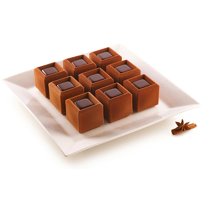 MOSAICO Форма силіконова 'мозаїка' 50x50xh50 мм (9х105 мл)