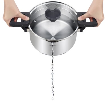 Каструля зі скляною кришкою 22 см 4,5 л TITANIA Fissman