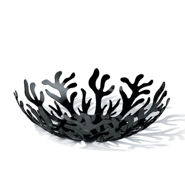 Ваза для фруктів 29 х 10 см чорна Mediterraneo Alessi