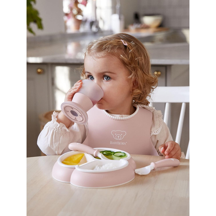 Слюнявчик для дітей, блідо-рожевий BabyBjörn