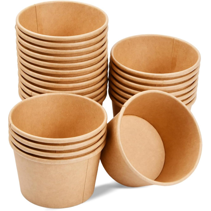 Набір паперові стаканчики для морозива 50 шт. 230 мл heavenlife