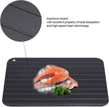 Доска для размораживания 23 x 16,5 см черная Garsent