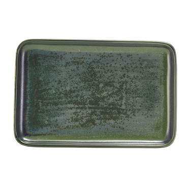 Блюдо прямоугольное 30*20 см, зеленое, Terra Porcelain Aqua Green, GenWare