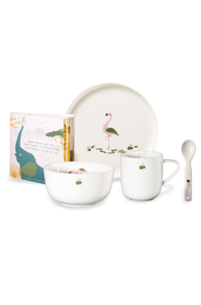 Набір дитячої столового посуду, 5 предметів, Фламінго ASA-Selection
