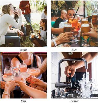 Набір каменів для віскі з нержавіючої сталі 8 шт золотисті sinzau