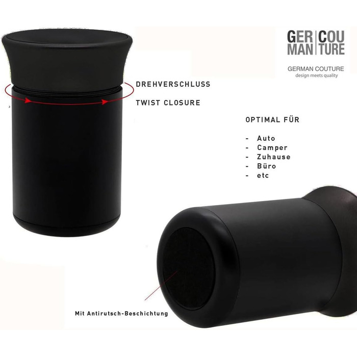 Попільничка для тютюнових стіків чорний GC