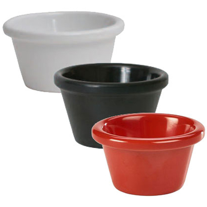 Соусник меламіновий 59 мл, чорний, GenWare