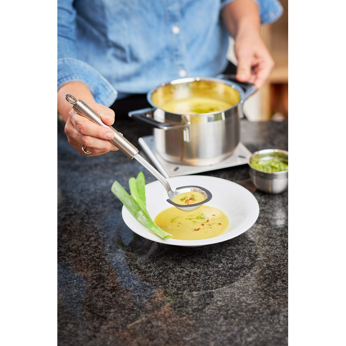 Ложка для соусів 26,5 см із силіконовим краєм Rosle