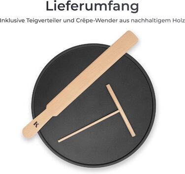 Млинниця електрична 33 см, 1500 Вт Klamer