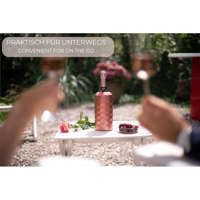 Охладитель для вина с розовой крышкой PRIMØ germany