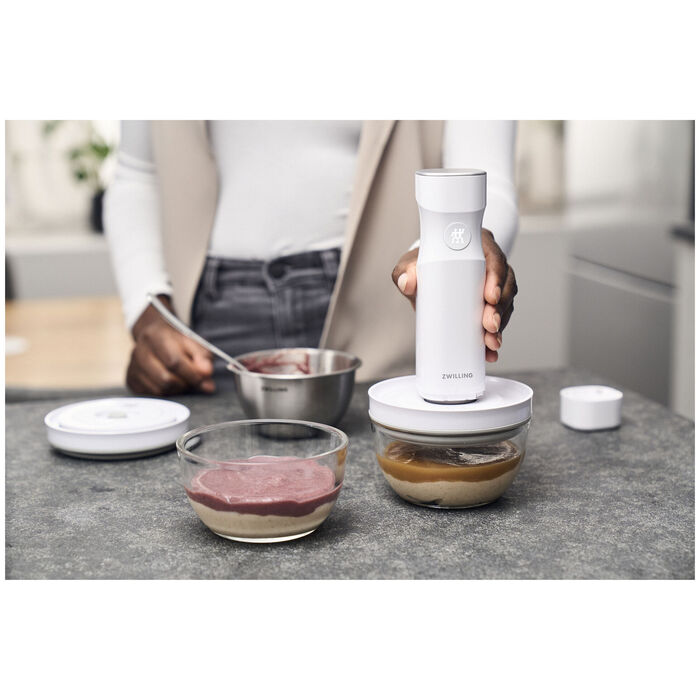 Миска з вакуумною кришкою 24 см, прозоре скло Fresh & Save Zwilling