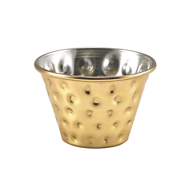 Соусник металевий рельєфний 71 мл, золоте покриття, GenWare