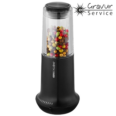 Млин для солі та спецій, 18,5 см чорний X-Plosion Gefu
