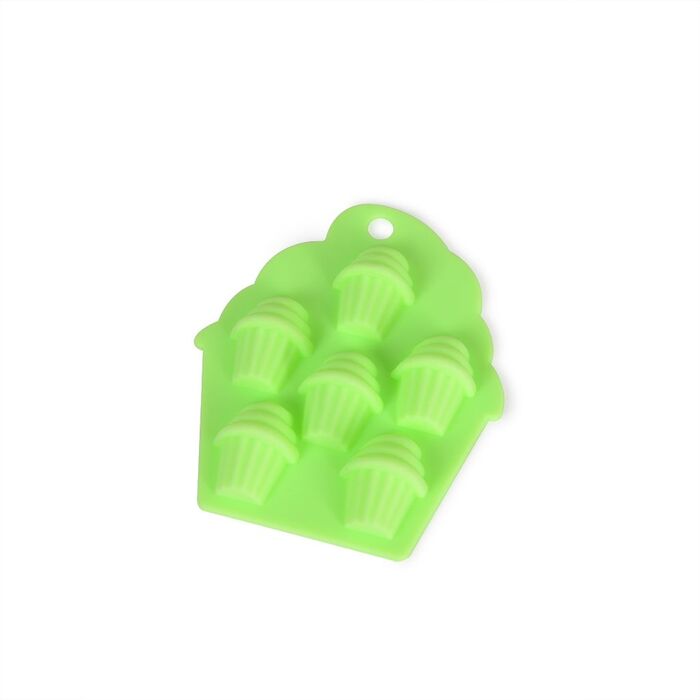 Форма для льоду і шоколаду Fissman 6 осередків Маффінів 15x11,5 см (6693)