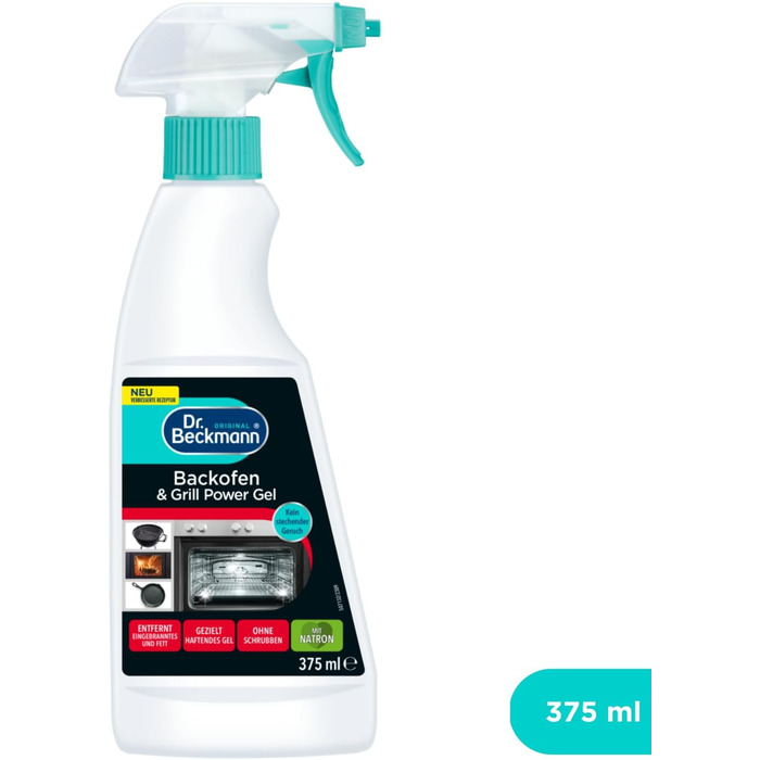 Засіб для миття духовок і кухонних плит 375 мл Dr. Beckmann