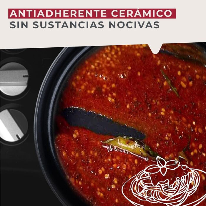 Сотейник 16 см со стеклянной крышкой, черный Statement Fackelmann