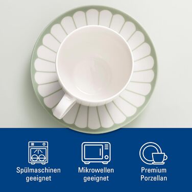 Блюдце кавове 14,8 см, зелений Fleur Villeroy & Boch