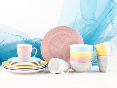 Набір посуду на 4 персони, 16 предметів, Pastello Creatable