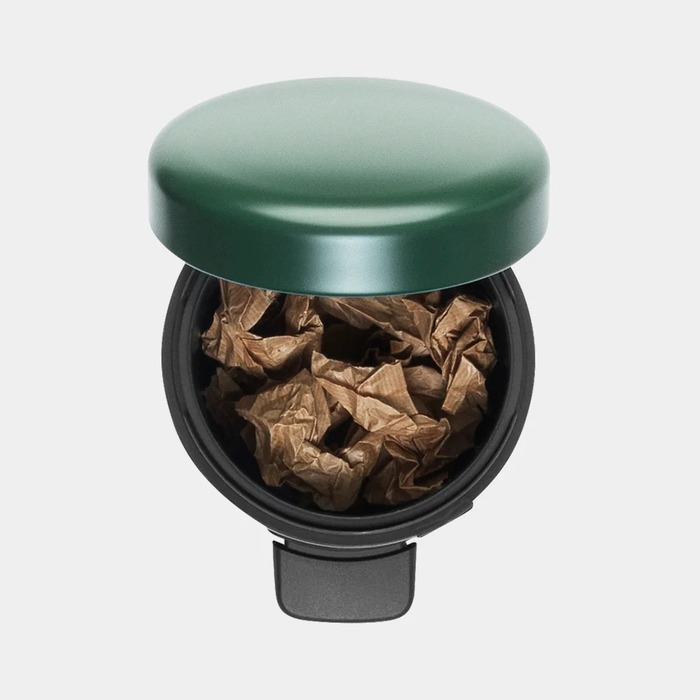 Мусорный бак с педалью 3 л бесшумный зеленый NewIcon Brabantia