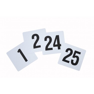 Табличка с номером 1-25, 9,5x10 см, GenWare