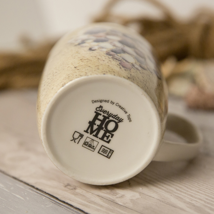 Кухоль CreativeTops SHELL HEART Everyday Home, фарфор, 400 мл