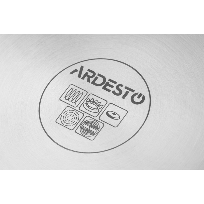 ARDESTO Gemini Piemonte Сковорода для глубокой, 24см, нержавеющая сталь