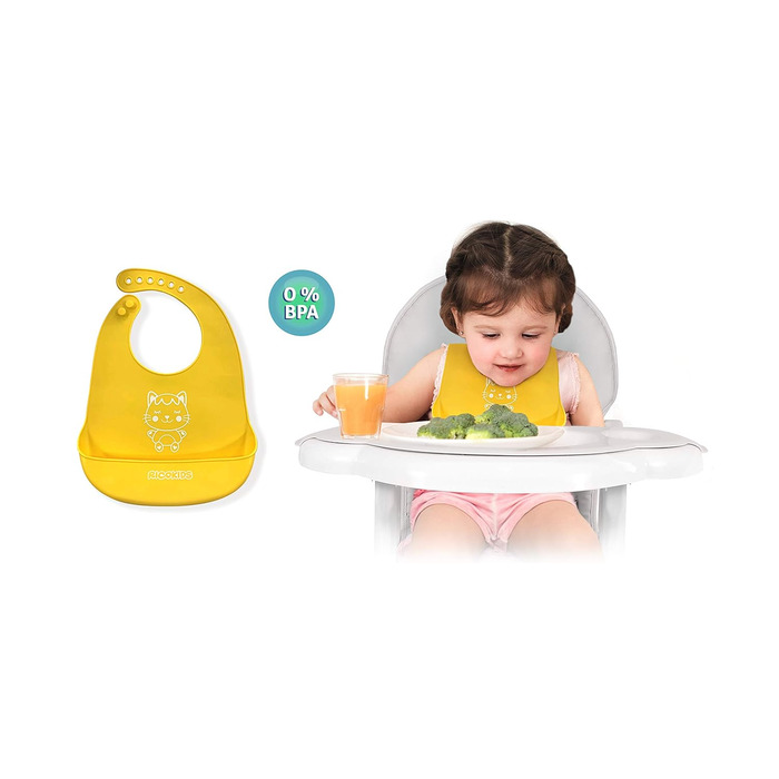 Детский стульчик для кормления 5-в-1 серый Ricokids