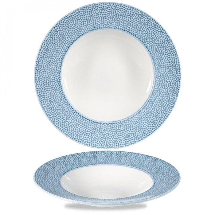 Набір з 12 глибоких тарілок 28 см Isla Ocean Blue OCISIWBL1 Churchill