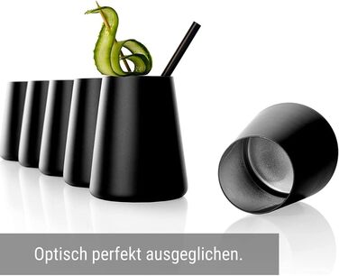 Набір склянок 380 мл, 6 предметів, чорний/сріблястий Power Stölzle Lausitz