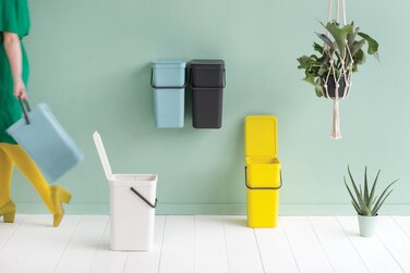 Відро для сміття 16 л біле Sort Go Brabantia