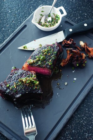 Піднос Revol прямокутний з базальту, чорний, 33 х 24 х 1 см