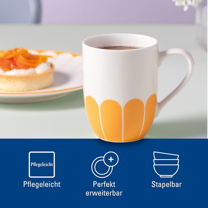 Кухоль 290 мл, помаранчевий Fleur Villeroy & Boch