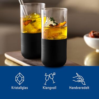 Набір келихів для лонгдрінків 4 шт 300 мл  Manufacture Rock Villeroy & Boch