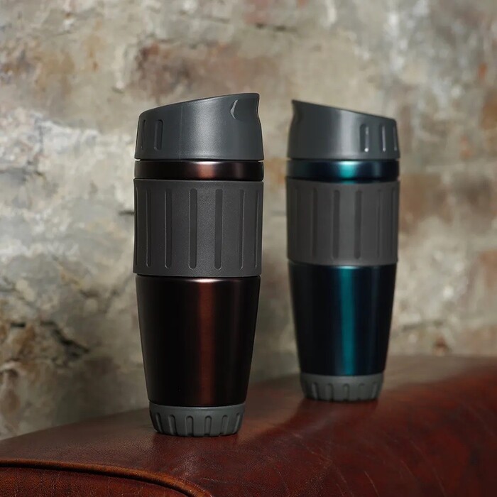 Термокружка Fissman 500 мл зеленая нержавеющая сталь (9826)