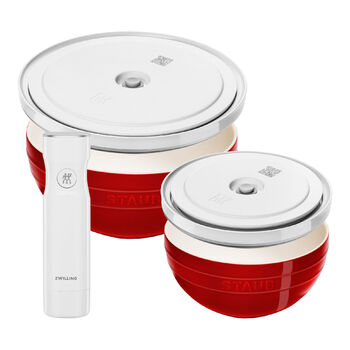 Набір для вакуумування, 5 предметів, червоний Fresh & Save Zwilling