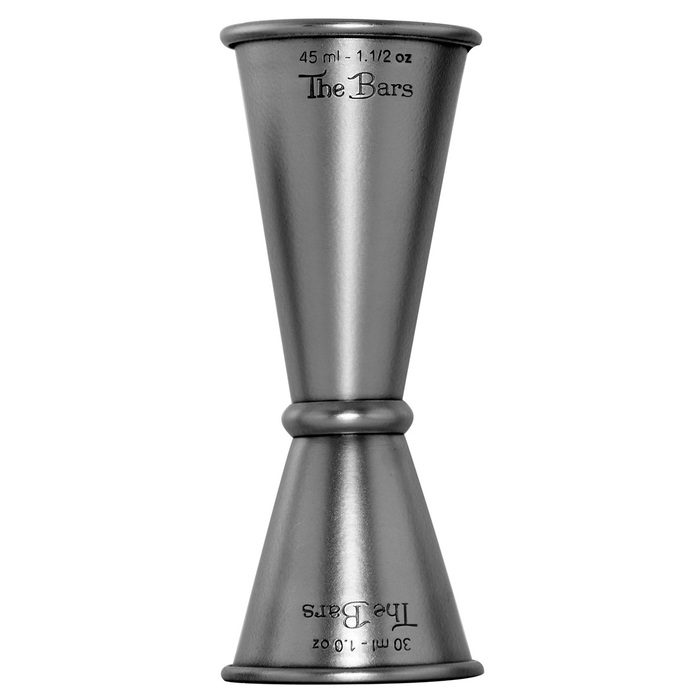 J011VT Джигер вінтажний 15/30/45 мл, сталь 18/10