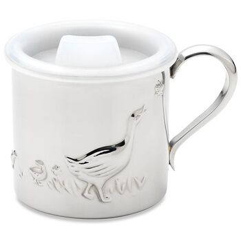 Детская чашка с крышкой Reed and Barton FARMYARD, белый, 0,2 л